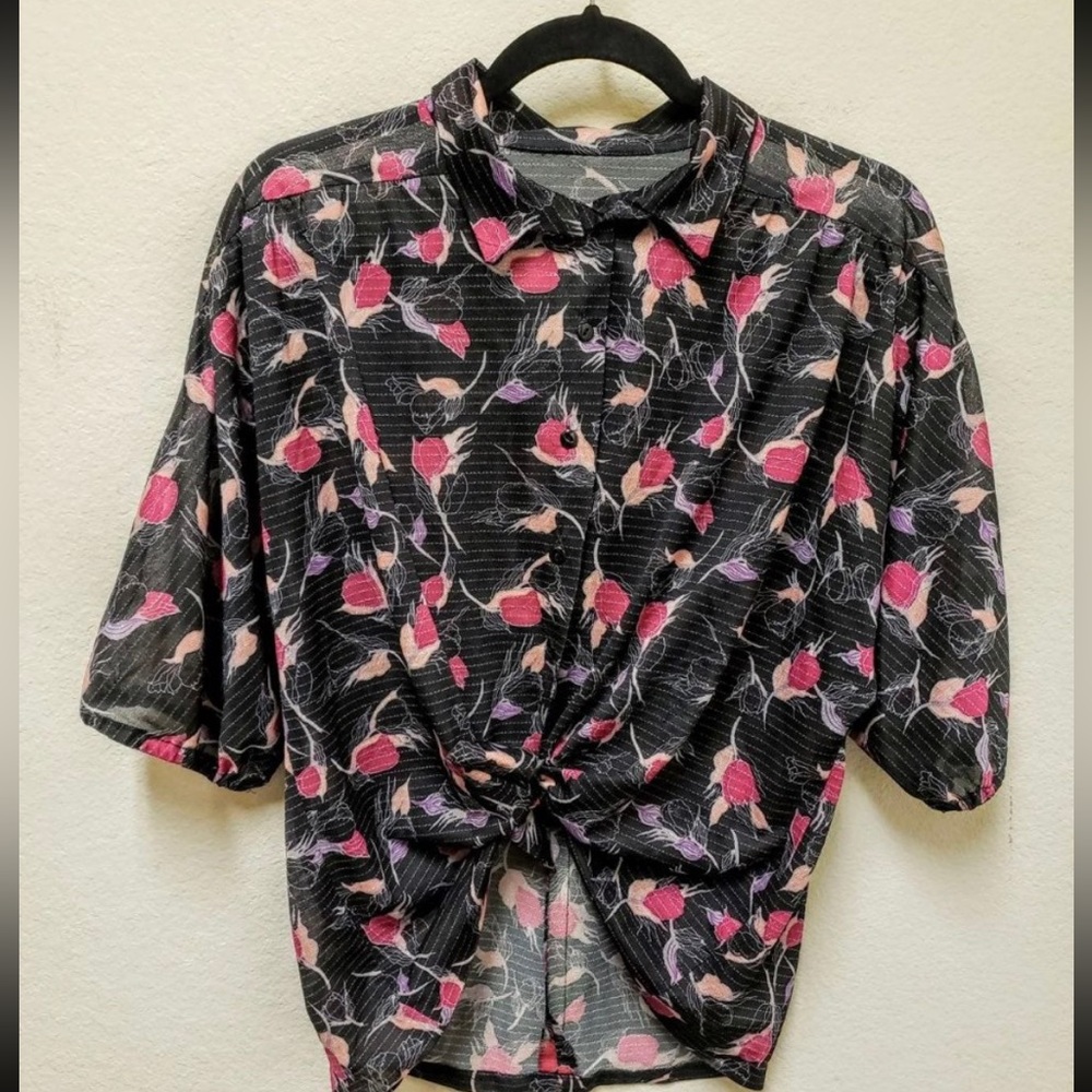 Women’s handmade button up shirt